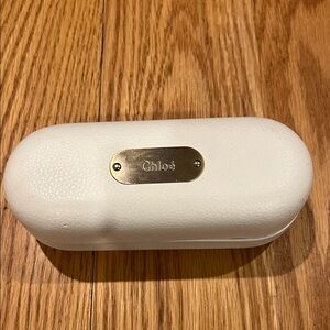 Chloé White Glasses Case